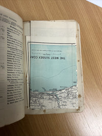 BRIGHTON HOVE 1960s? Ward Locks Red Guide Hardback Maps Photos