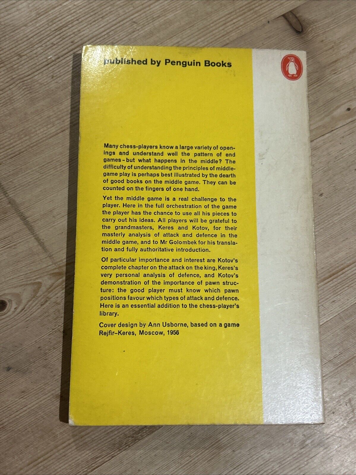 THE ART OF THE MIDDLE GAME P Keres A Kotov Penguin Handbook 1964 No PH102