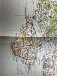 ENGLAND SOUTH Ordnance Survey CLOTH Sheet 11 Quarter Inch Map 4th Edition 1945