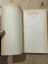 THE PROFESSOR - Charlotte Bronte - Penguin Paperback No 554 1948 First Edition