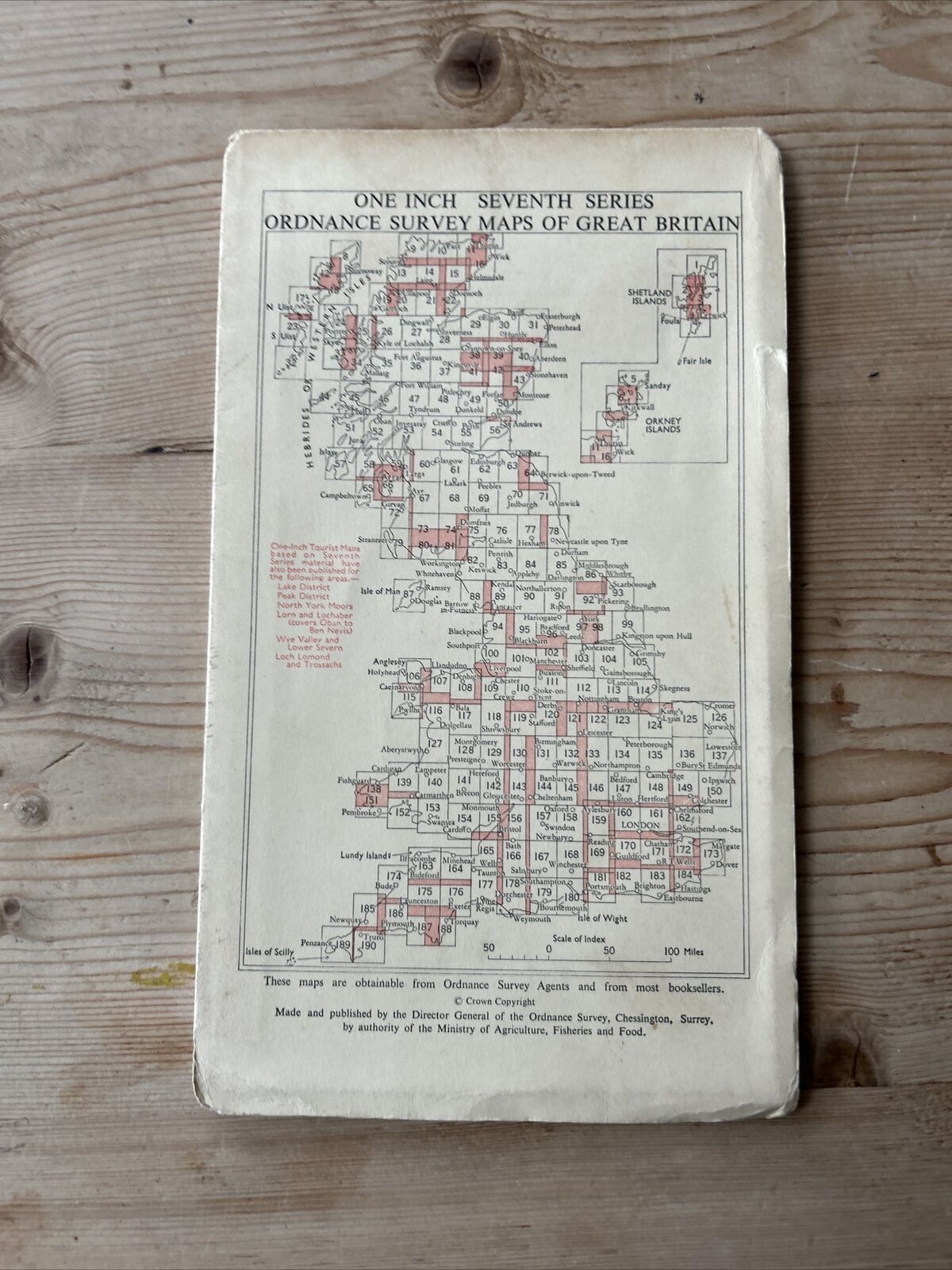 OKEHAMPTON Ordnance Survey Seventh Series Paper One inch 1960 Sheet 175 Devon