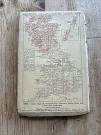 AYR Ordnance Survey Seventh Series CLOTH One inch 1955 Sheet 67 Kilmarnock