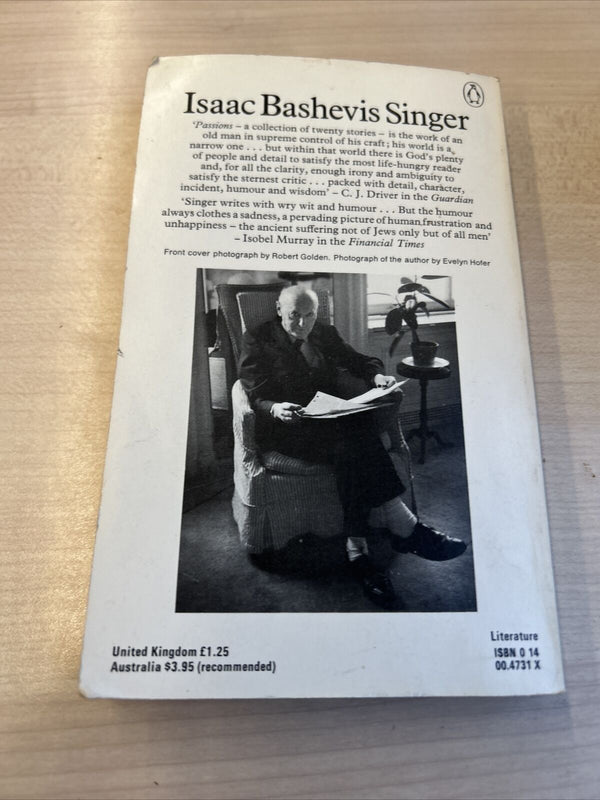 PASSIONS and Other Stories - Isaac Bashevis Singer Penguin Books 1979