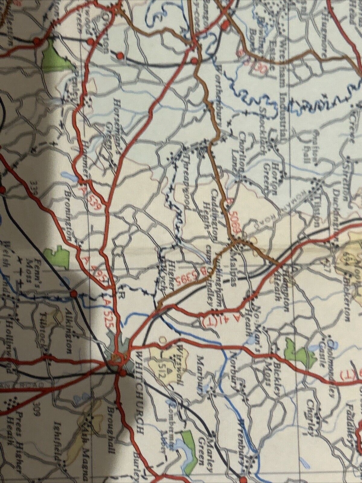 NORTH WALES & LANCASHIRE 1962 Ordnance Survey Quarter In Map Sh 10 Fifth Series