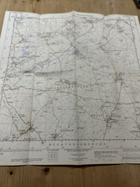 BUCKINGHAM East Ordnance Survey 1:25,000 First Series Sheet SP73 1956 Adstock