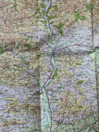 EXMOOR - Ordnance Survey Map 1967 Exmoor National Park - One Inch Colour Paper