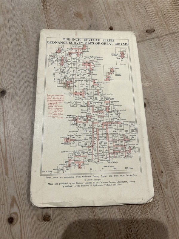 BOURNEMOUTH No 179 1960 Paper Seventh Series Ordnance Survey One Inch Map Poole