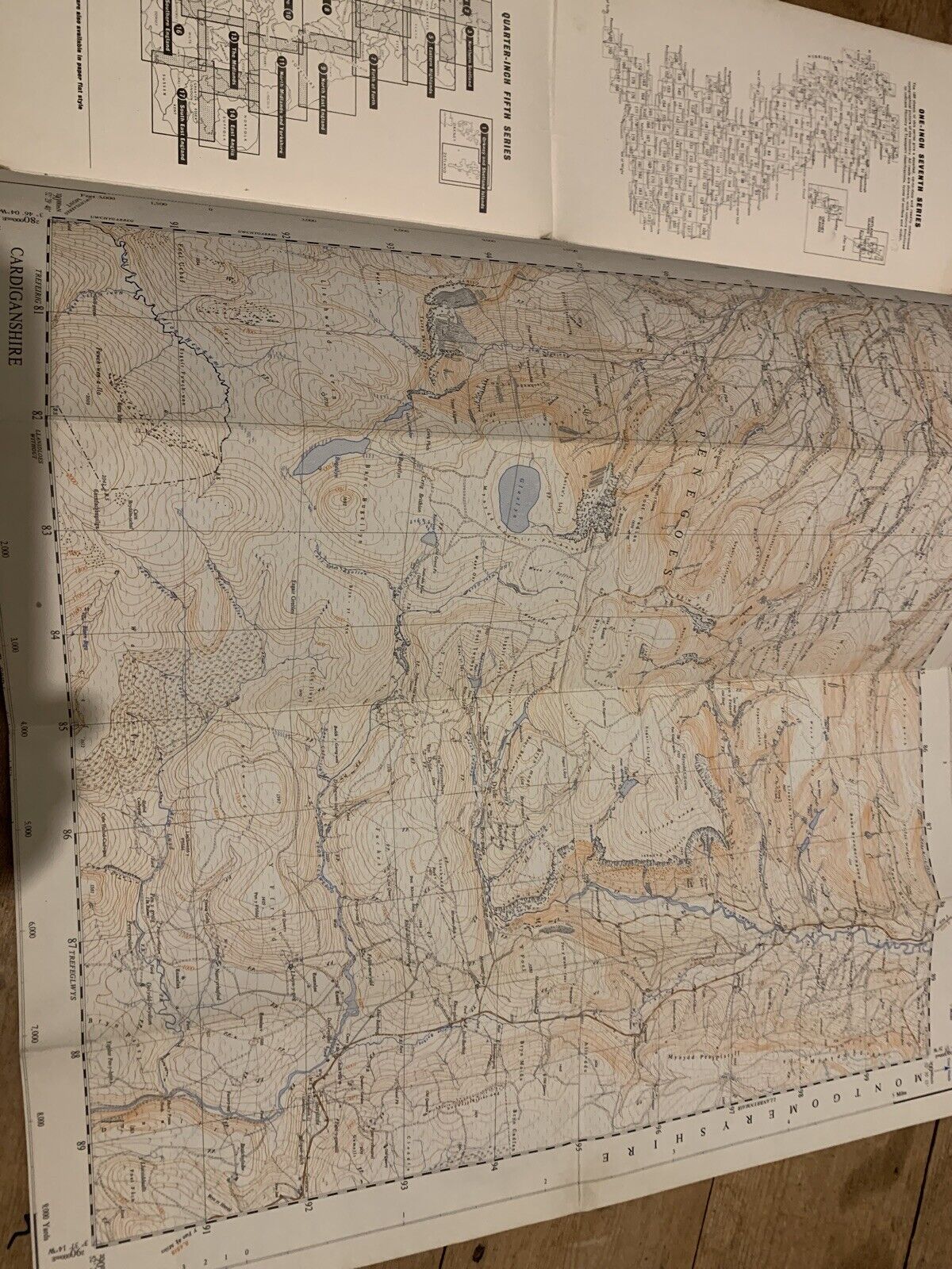 Staylittle - Wales - Ordnance Survey Map 1956 -  1:25,000