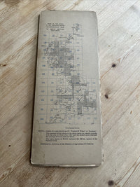 THE BORDER Ordnance Survey CLOTH Sheet 1 Quarter Inch Map 4th Ed 1946 England