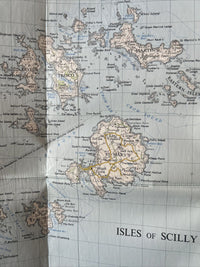 LANDS END Cloth No 189 1961 7th Series Ordnance Survey 1 Inch Map Penzance