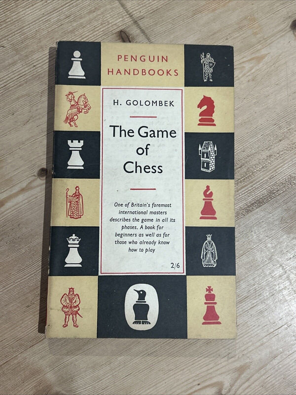 THE GAME OF CHESS H Golombek - Penguin Handbook 1955 No PH24 Grand Master