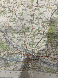 OXFORD & NEWBURY No 158 1959 Seventh Series Ordnance Survey One Inch Map