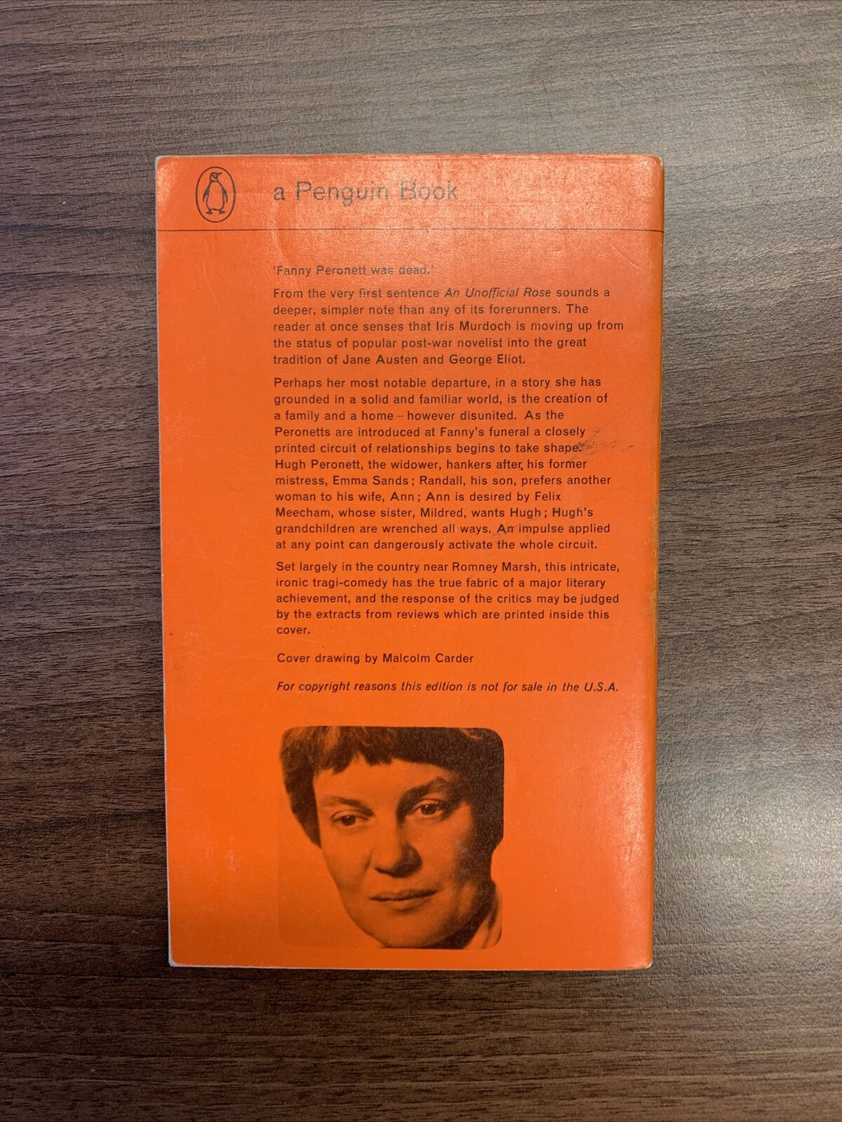 AN UNOFFICIAL ROSE - Iris Murdoch - Penguin Paperback 1964