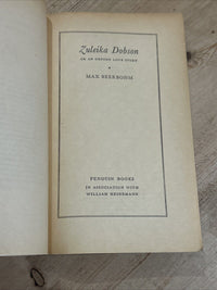 ZULEIKA DOBSON Max Beerbohm Penguin Books No 895 1961 An Oxford love Story