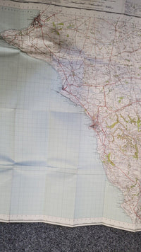 Scarborough Ordnance Survey Map 1 Inch 1947 Sheet 93 Cloth 6th Edition