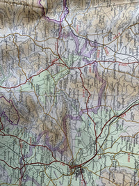 Vale Of Severn - Newtown Hereford Worcester Bartholomew Half Inch Map No 18 1973