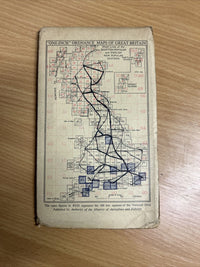 BUXTON & MATLOCK Ordnance Survey Paper Sixth Series 1947 Sheet 111 One Inch