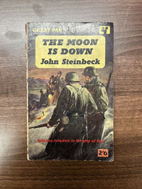 THE MOON IS DOWN John Steinbeck  - Pan Books 1958 Norway World War Two