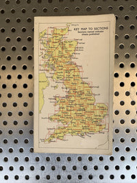 Johnstons Cloth New 2 Miles To 1 Inch Map - Lake District Windermere Circa 1954