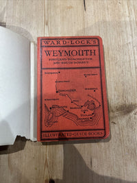 WETMOUTH & SOUTH DORSET Ward Locks Red Guide Hardback Dust Jacket Maps Photos