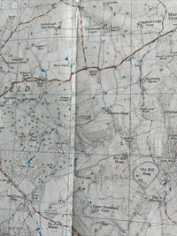 EDENBRIDGE Ordnance Survey First Series Sheet TQ44 1:25,000 1957 Hever Cowden