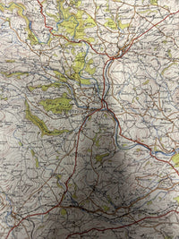 TORQUAY Cloth Ordnance Survey Sixth Series One inch 1946 Sheet 188 Salcombe