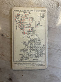 LOCHCARRON & DORNIE Ordnance Survey CLOTH One Inch Sheet 36 Popular 1947