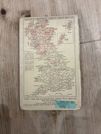 COVENTRY & RUGBY Ordnance Survey Seventh Series CLOTH One inch 1954 Sheet 132