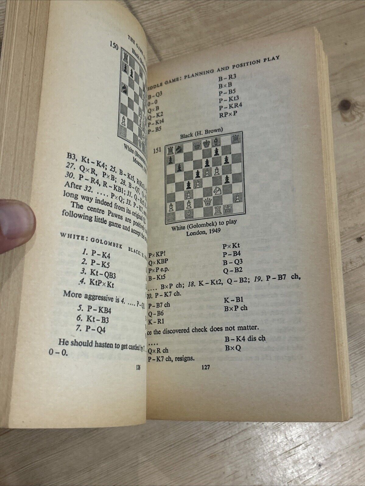 THE GAME OF CHESS H Golombek - Penguin Handbook 1955 No PH24 Grand Master