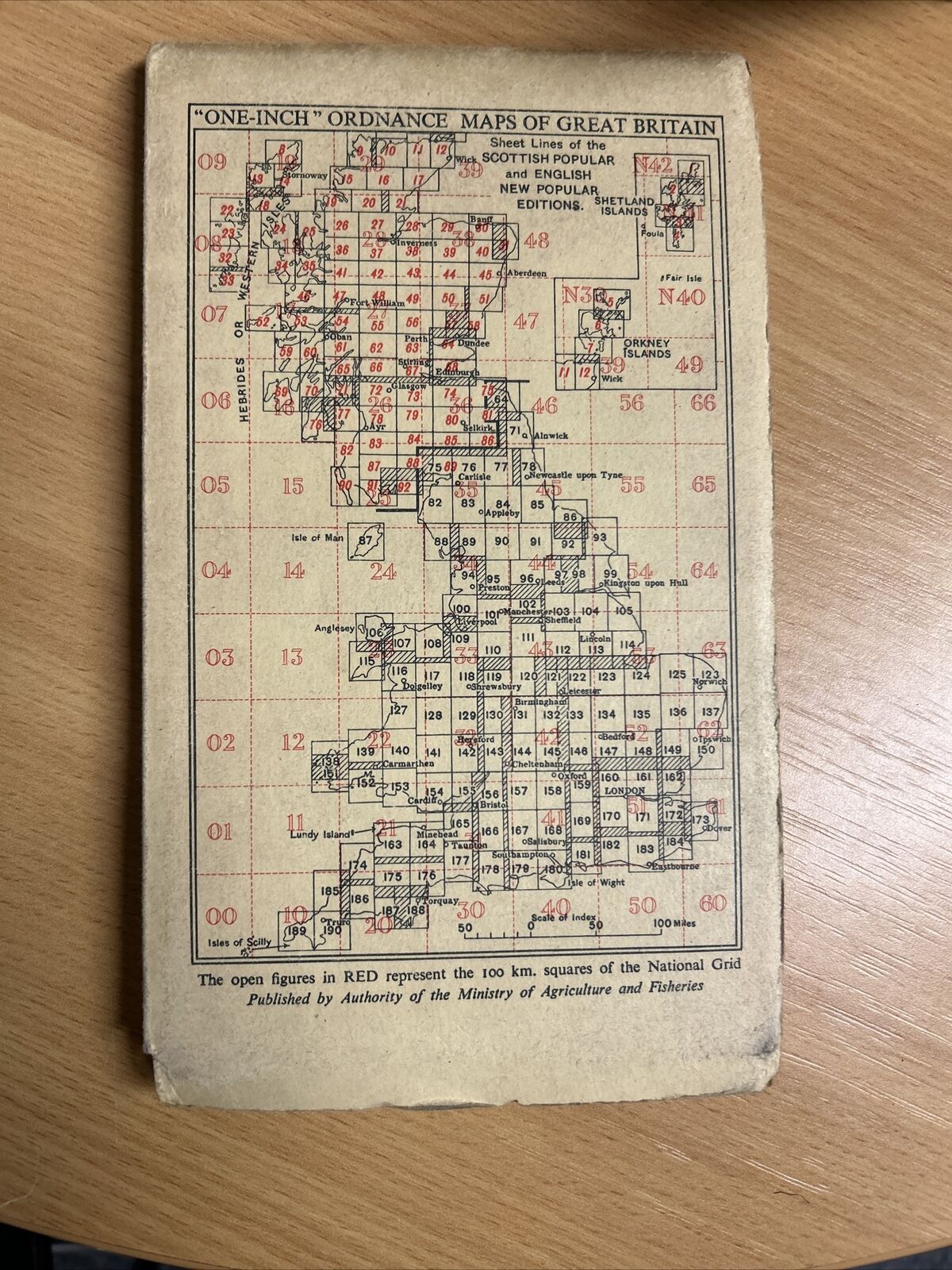 LINCOLN & GRANTHAM Ordnance Survey Cloth 1 Inch Map 1947 Sixth Edition Sheet 113