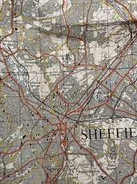 HUDDERSFIELD Ordnance Survey One Inch Sheet 102 Good Condition 1961 Glossop