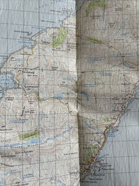 SOUTH SKYE & ARISAIG Ordnance Survey Seventh Series Cloth One inch 1957 Sheet 34