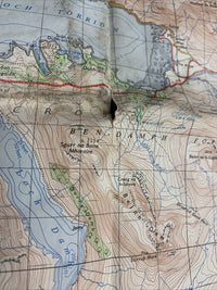 Lochcarron - Ordnance Survey Map One Inch 1957  Edition 1972 Print - Sheet 26