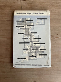 NORTH EAST ENGLAND Ordnance Survey Map Quarter Inch Sheet 9 1970 Northallerton