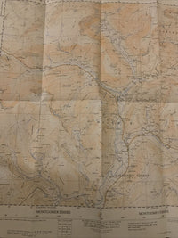 MALLWYD Wales Ordnance Survey 1:25000 First Series 1953 SH81