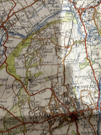 THE CHILTERNS Ordnance Survey Map One Inch 1945 Sheet 156 Paper Sixth Edition