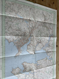 FALMOUTH & ST MAWES Pathfinder 1366 Ordnance Survey 1:25,000 1990 Feock