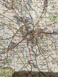 DUMFRIES Ordnance Survey Seventh Series CLOTH 1 Inch 1965 Sheet 74 Dalbeattie