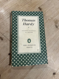 THOMAS HARDY The Penguin Poets  1960  D53 Selected By WE Williams Wessex