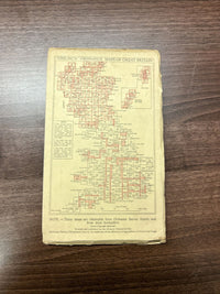 OXFORD & NEWBURY Ordnance Survey CLOTH 6th Series 1940 Sheet 158 One Inch Didcot