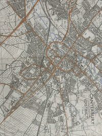 CANTERBURY AND CHILHAM Pathfinder Ordnance Survey 1:25000 1981 TR 05/15 Selling