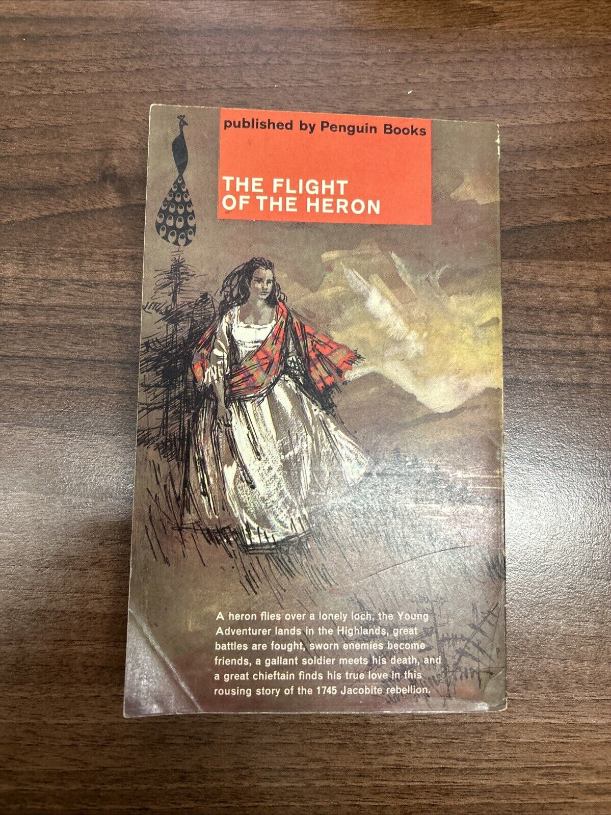 THE FLIGHT OF THE HERON D K Broster - Peacock Penguin Book 1963 PK13 Jacobite