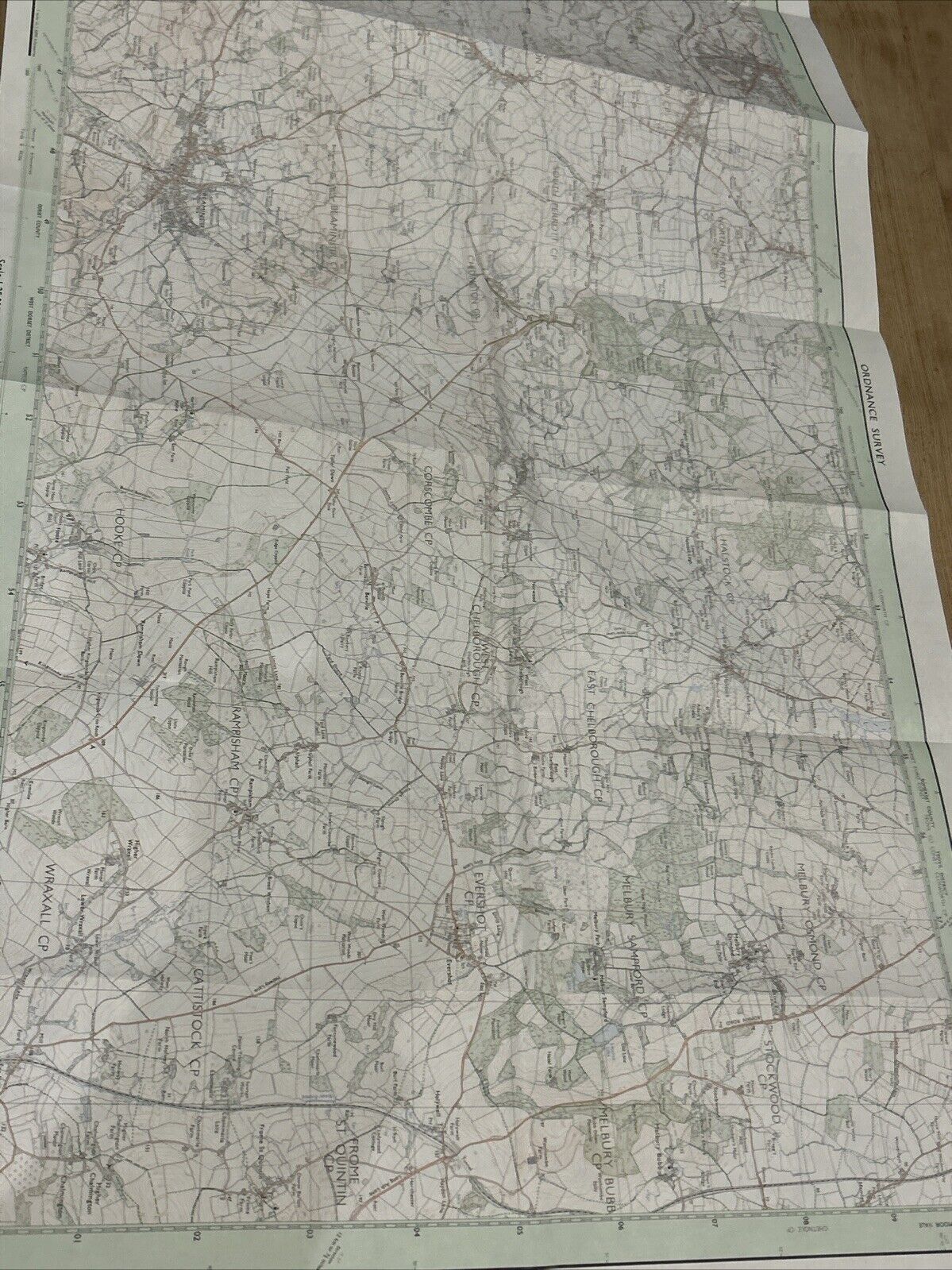 CREWKERNE & BEAMINSTER Pathfinder Ordnance Survey ST40/50 1:25000 1984