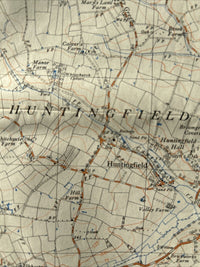 HALESWORTH Ordnance Survey First Series Sheet TM37 1:25,000 1956 Linstead Parva