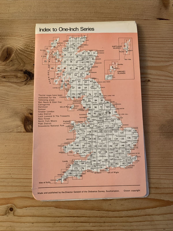 KESWICK Ordnance Survey One Inch Map 82 Whitehaven Wigton Good Condition