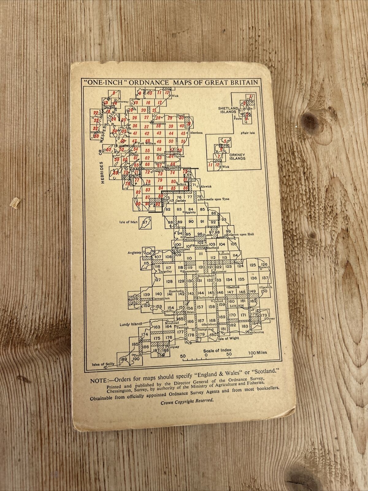 KILLIN & LOCH RANNOCH Ordnance Survey One Inch Sheet 55 Popular Edition 1947