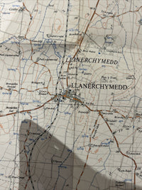 LLANERCHYMEDD Ordnance Survey Sheet SH48  2 & Half Inch MAP 1956