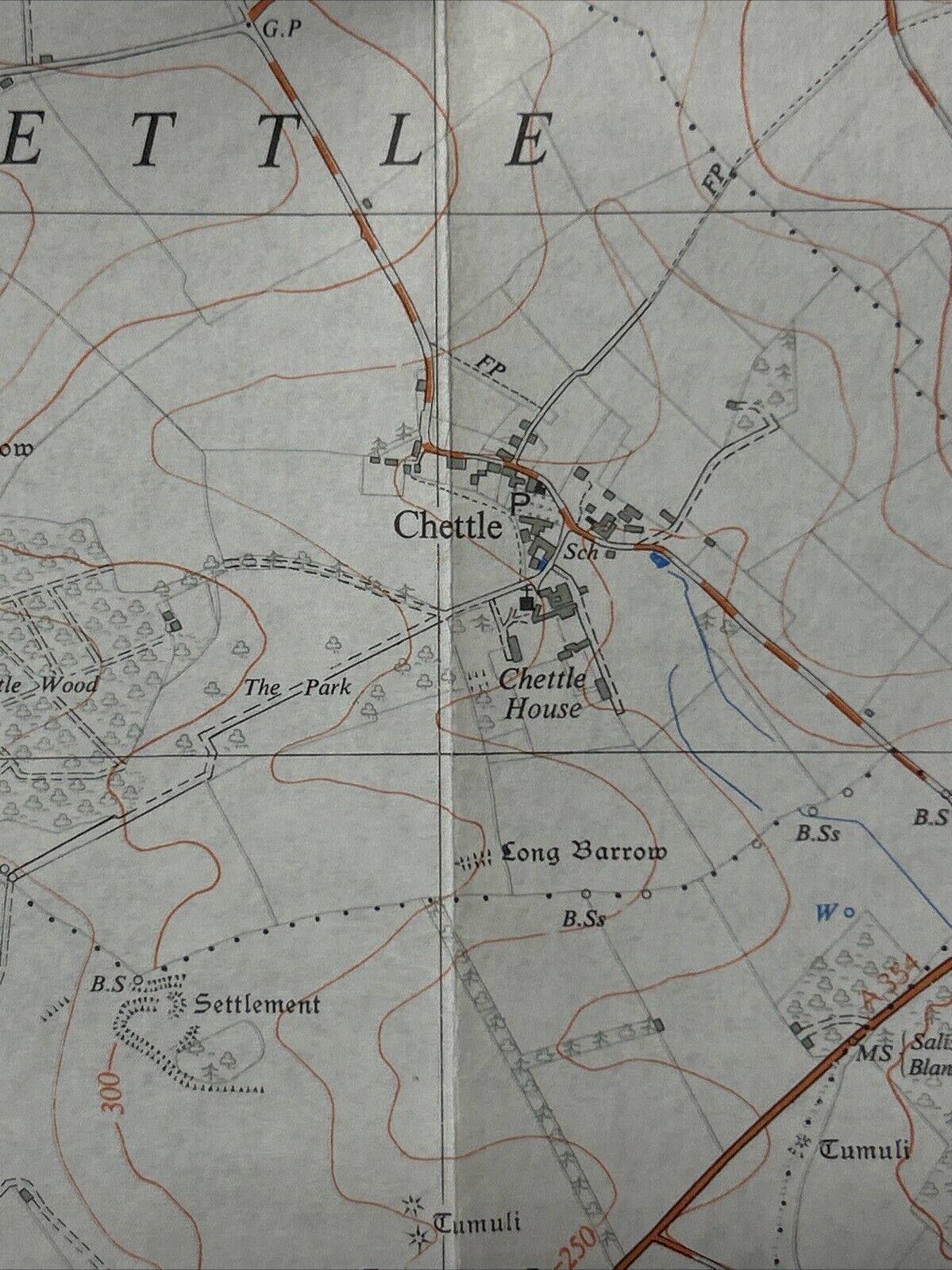 TOLLARD ROYAL Ordnance Survey First Series Sheet ST91 1:25,000 1961 Chettle