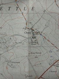 TOLLARD ROYAL Ordnance Survey First Series Sheet ST91 1:25,000 1961 Chettle