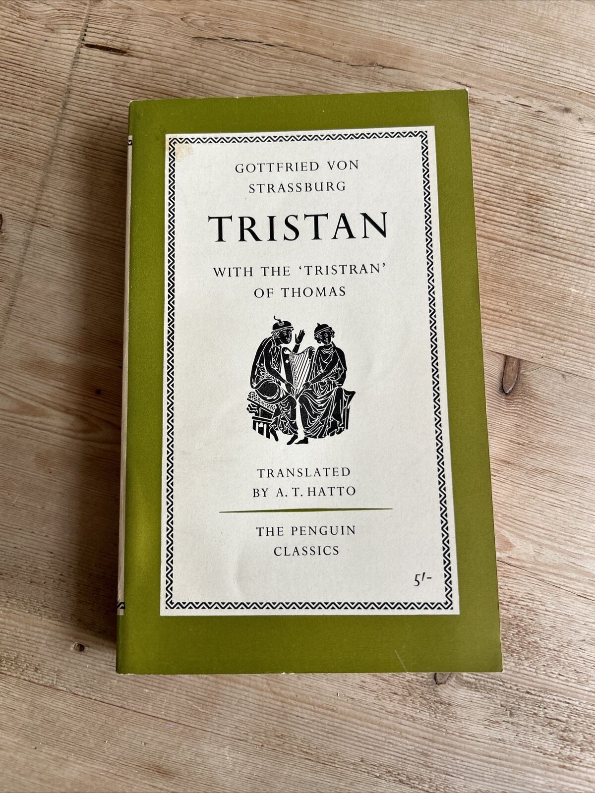 TRISTAN WITH THE TRISTRAN OF Gottfried Von Strassburg Penguin Classics L98 1960